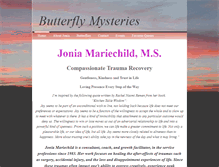 Tablet Screenshot of butterflymysteries.com